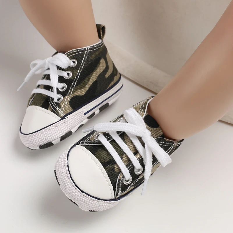 Camouflage Classic Canvas baby sneakers