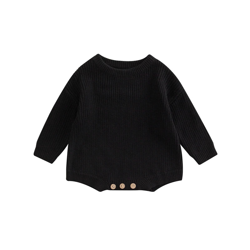 Knitted Long Sleeve Baby Romper, product view 24