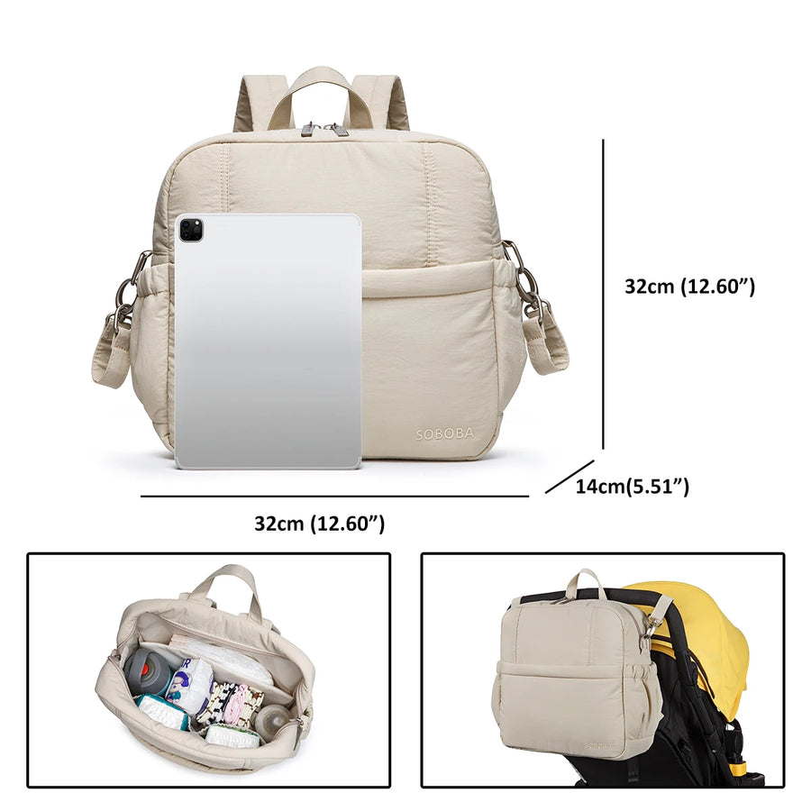 Large Capacity Diaper Backpack, product view 3