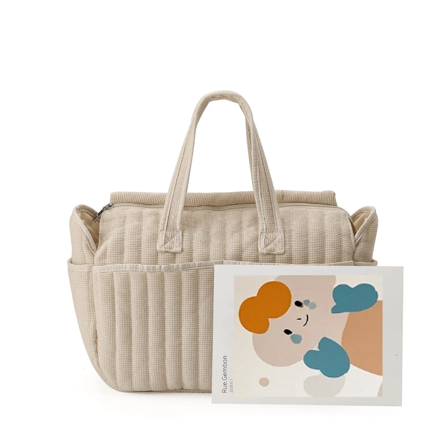 Interior compartments of Waterproof Multi-Functional Diaper Bag