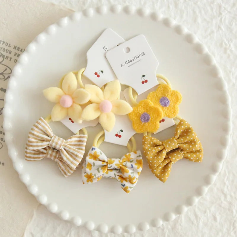 Petite Camille Plaid Hair Accessory Set