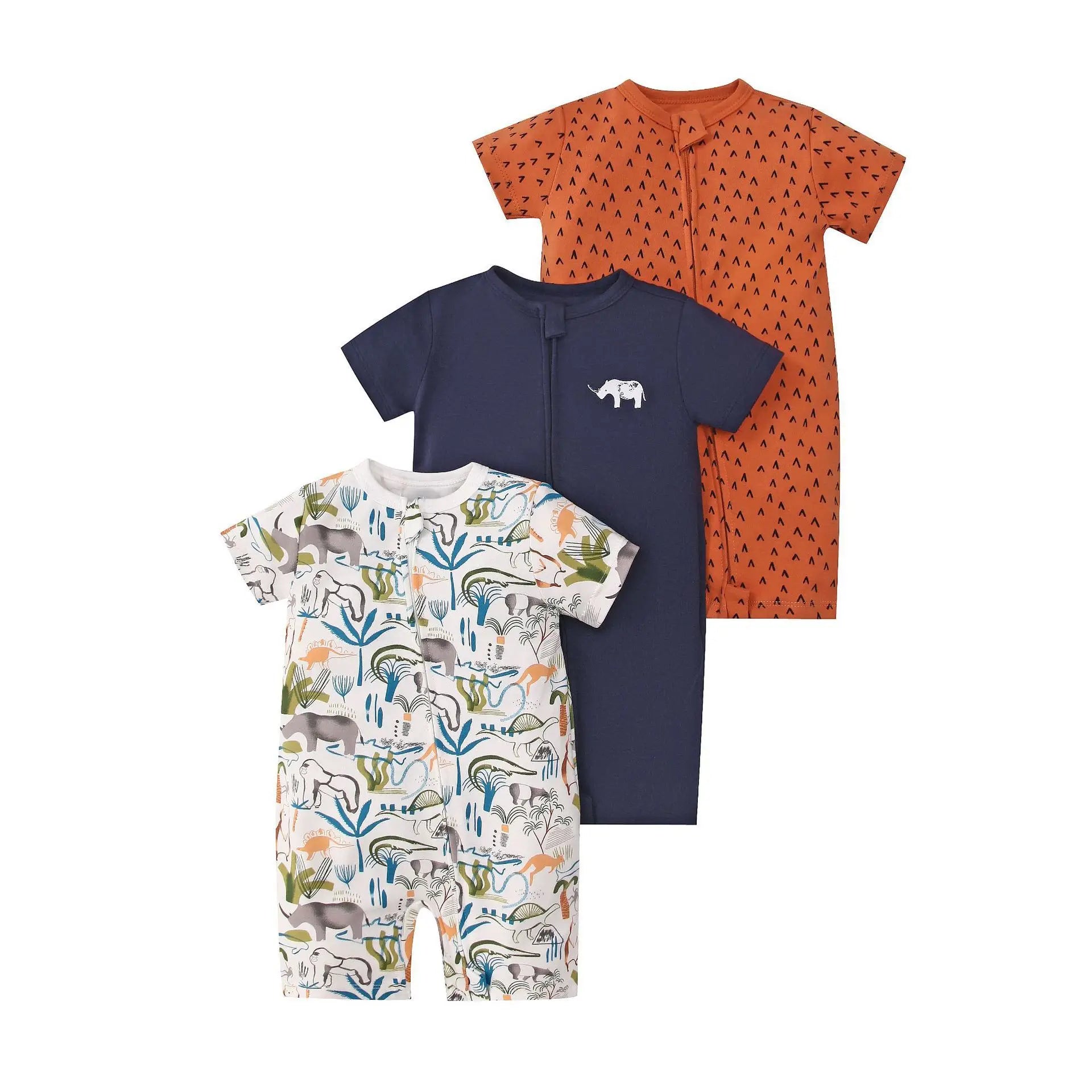 Everyday Cotton Romper Set (3-Pack)