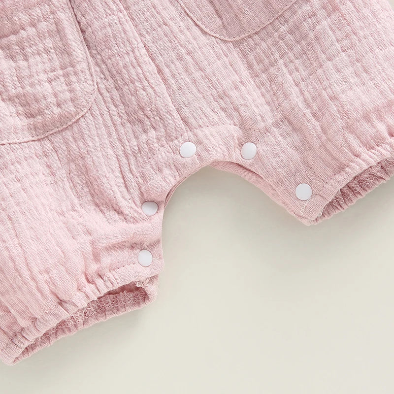Brise Muslin Pocket Romper – detail 6
