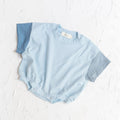 The Oversized Tee Romper - Sky blue