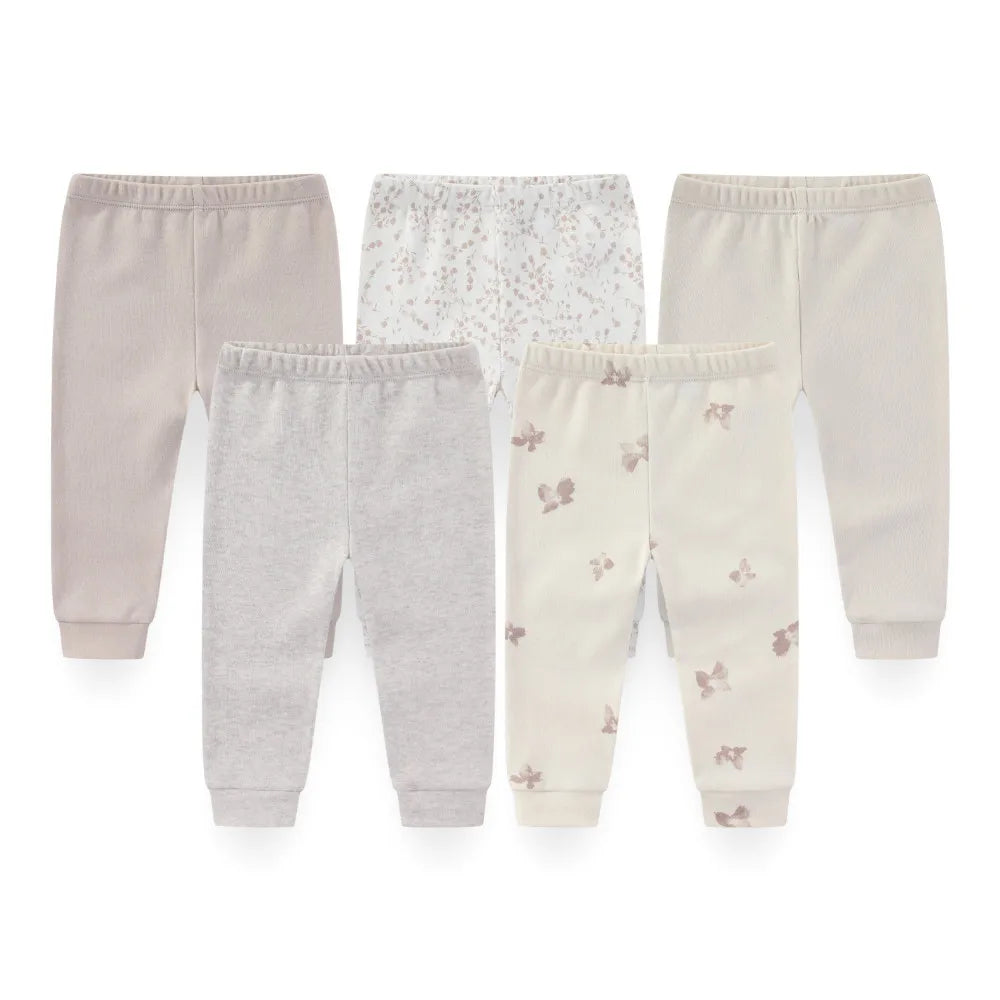 Solid Color Cotton Baby Pants