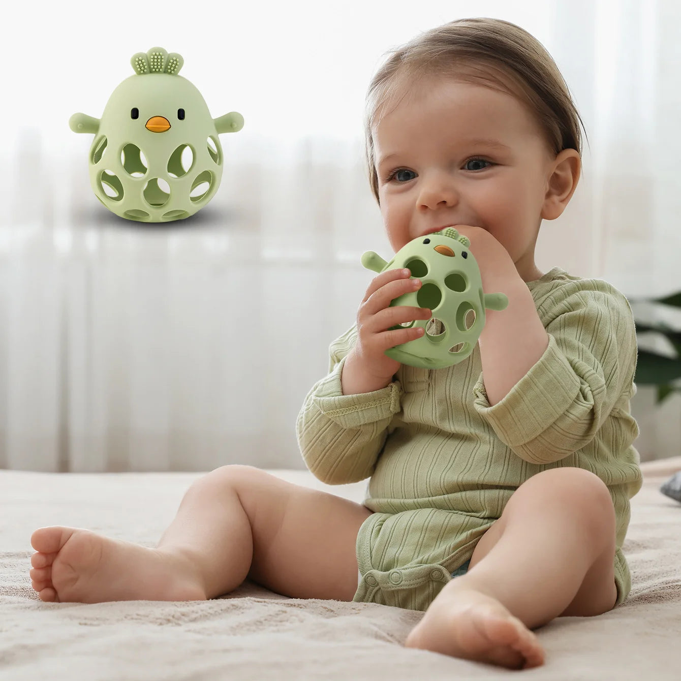 Silicone Baby Teether Gloves