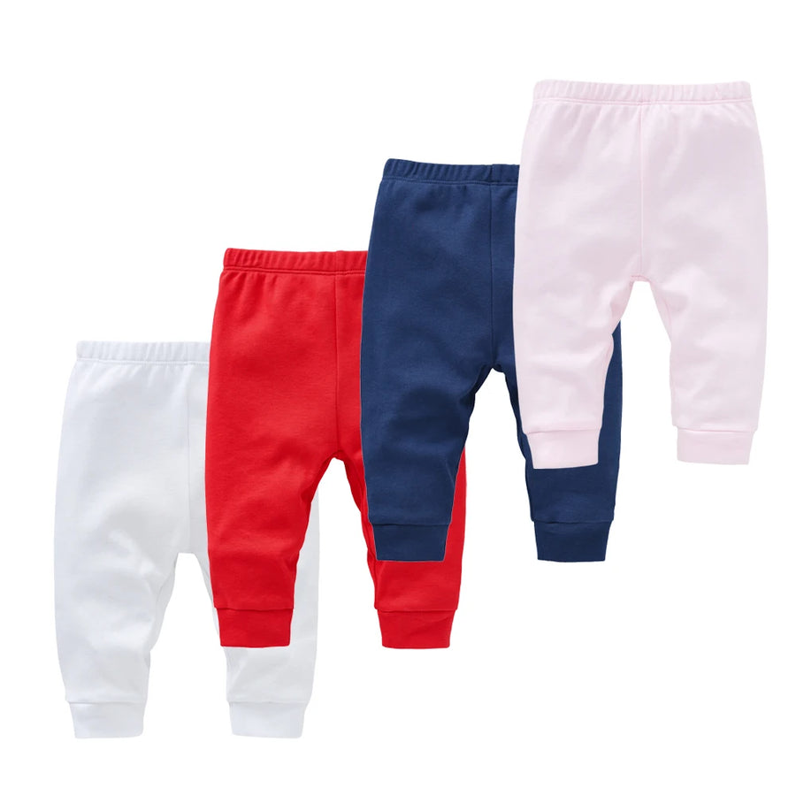 Solid Cotton Baby Pants