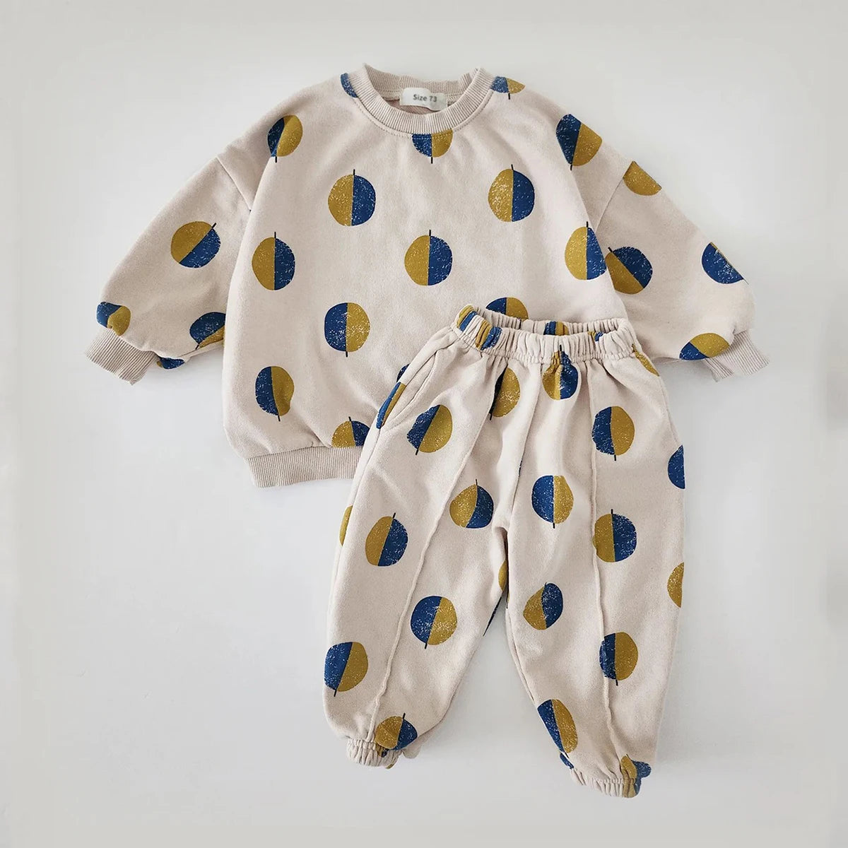 Balloon Print Sweatshirt Romper