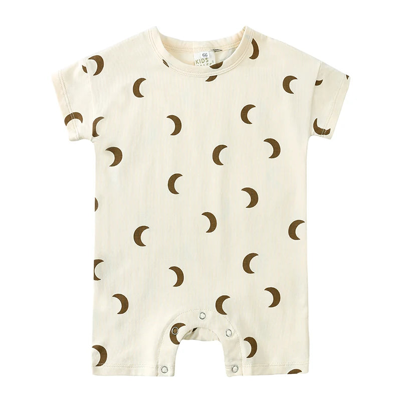 Solid Cotton Baby Romper