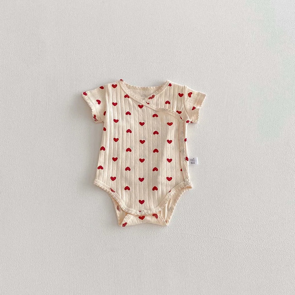 Printed Short-Sleeved Baby Bodysuit packaging