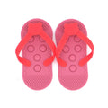 Silicone flip-flop teether for baby soothing gums