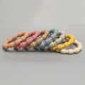 Silicone Baby Teether Bracelet in multiple colors