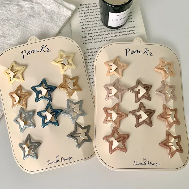 Colorful Star Hair Clip Set, product view 4
