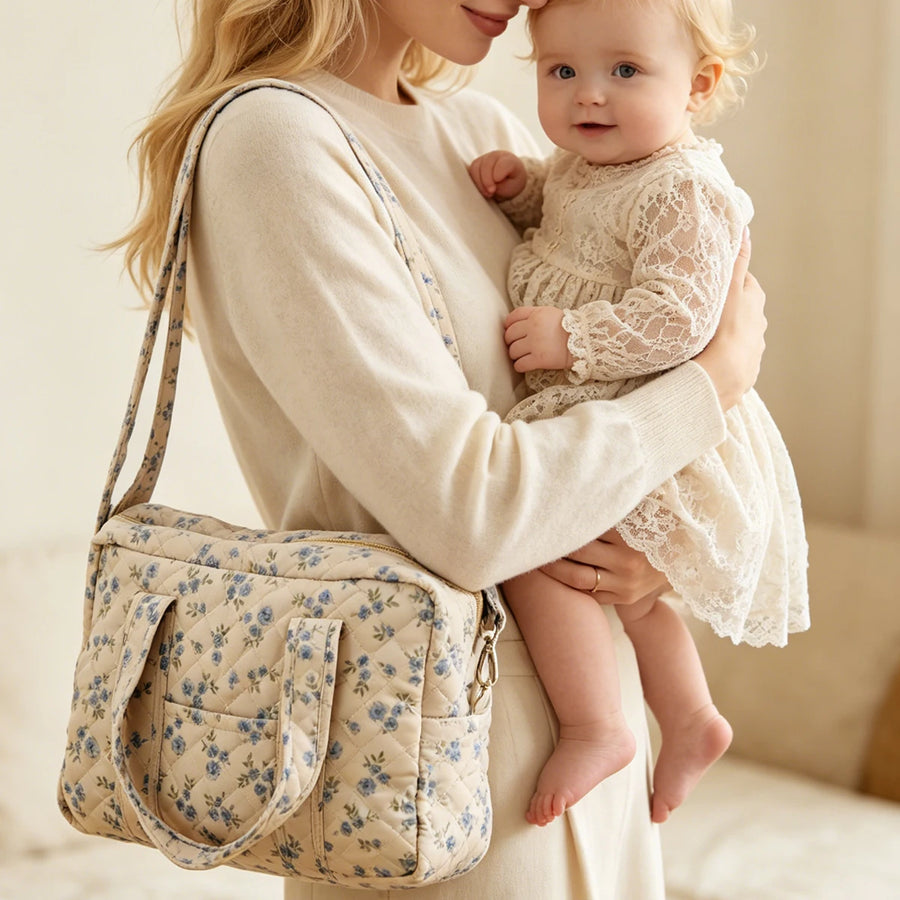 Quilted Multi-Functional Diaper Bag, product view 5