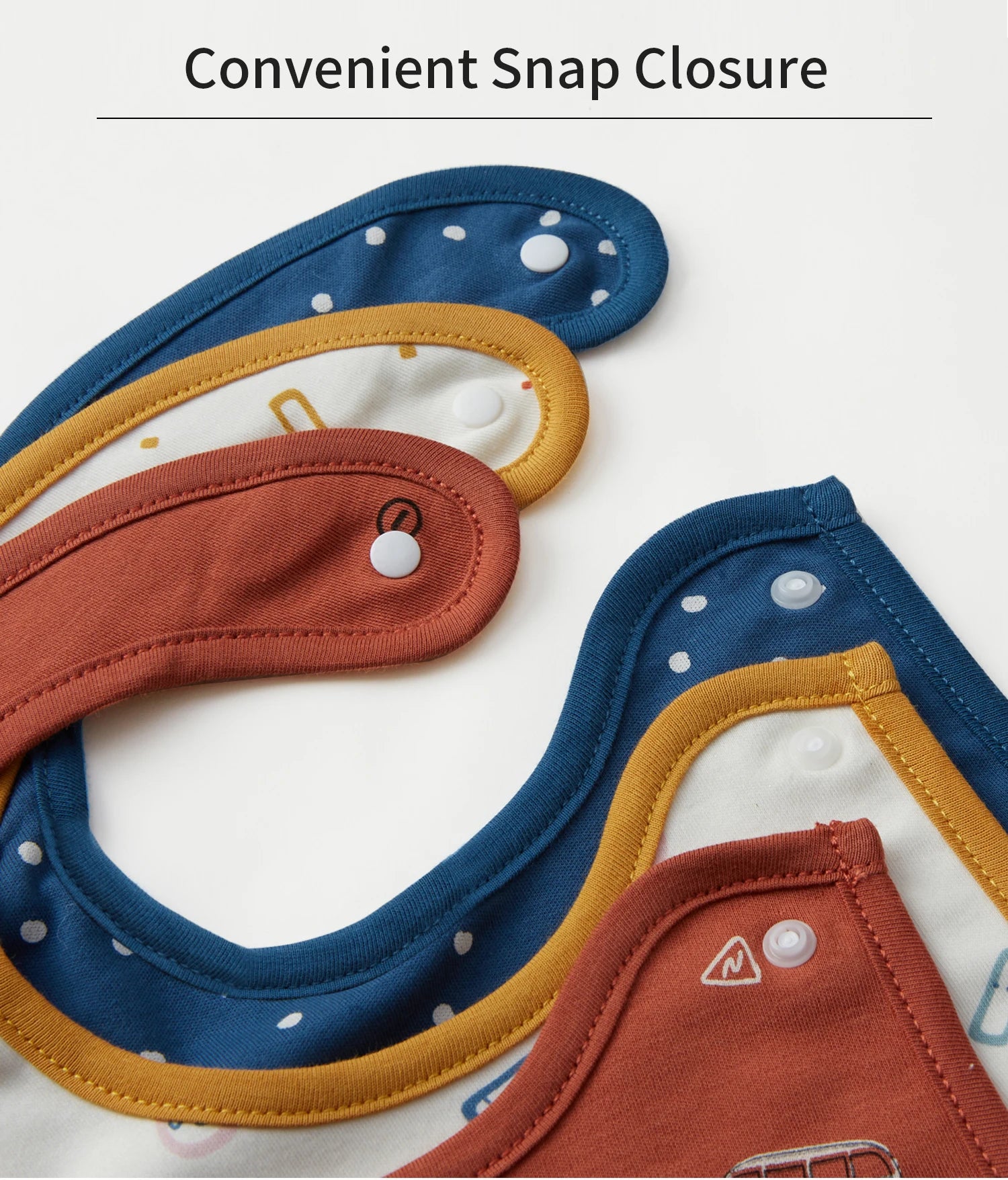 Everyday Cotton Bib Set – 3 Pack - Seagulls