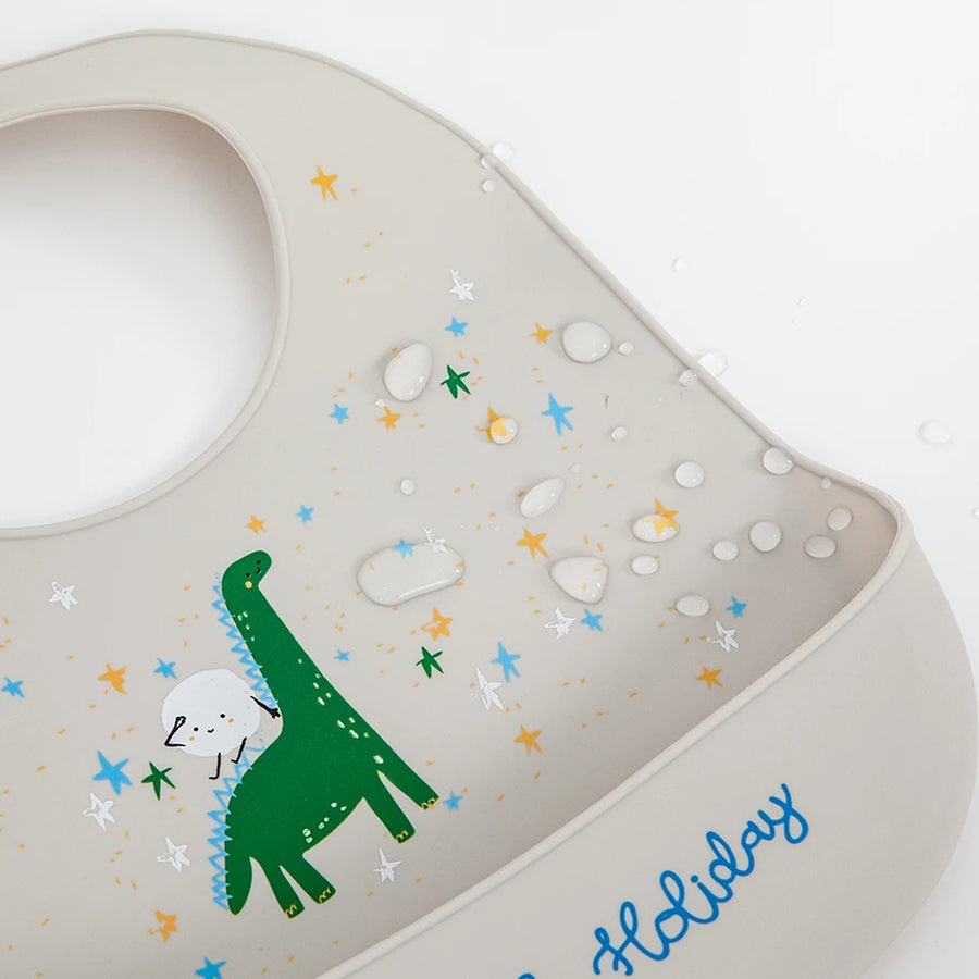 Cartoon Silicone Waterproof Baby Bib, product view 4