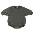 Cotton Baby Romper Bodysuit in French Terry Fabric