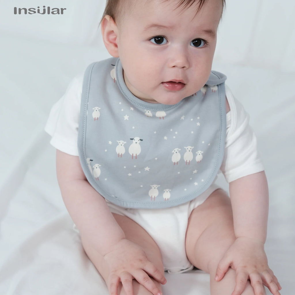 Everyday Cotton Bib Set – 3 Pack - Swans