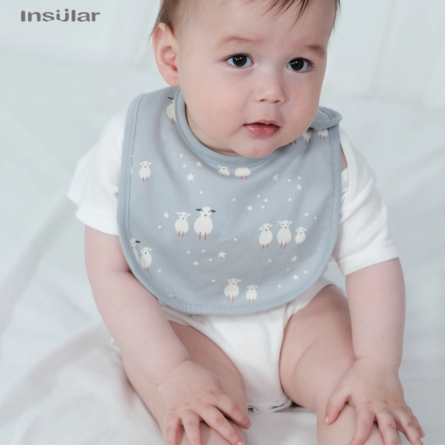Everyday Cotton Bib Set – 3 Pack - Swans, product view 3