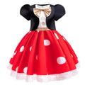 Polka Dot Bow Dress Costume A variant front view
