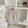Baby Cotton Plaid Jogger Pants with Elastic Waistband