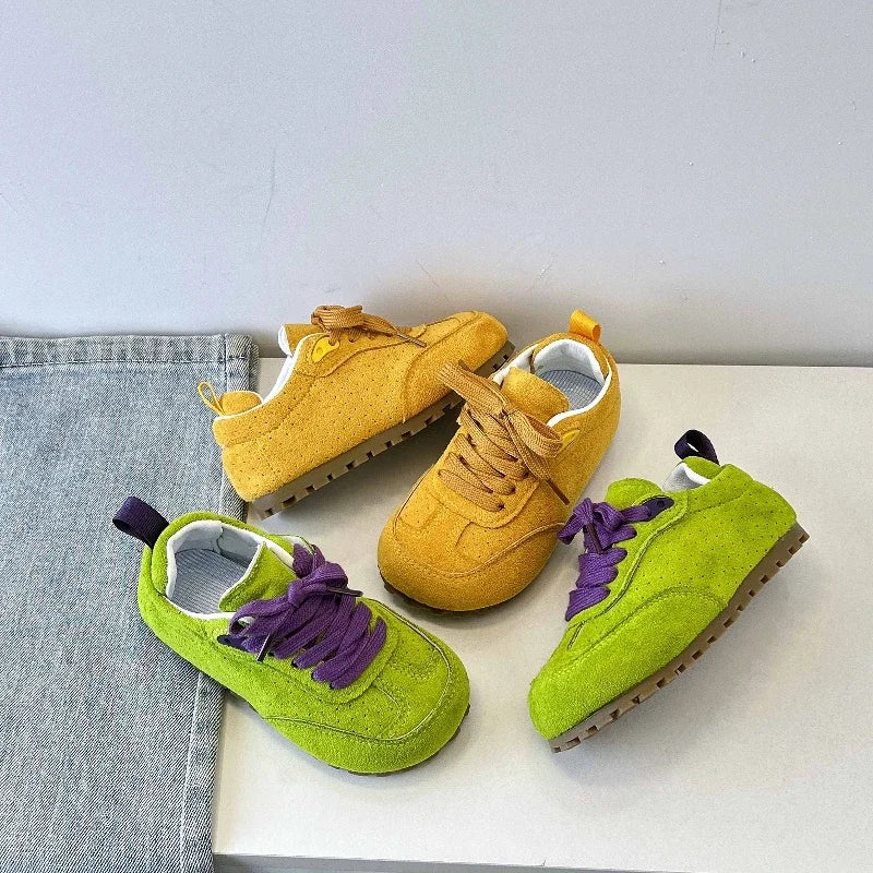 Soleil Lace-Up Kids’ Sneakers – product view