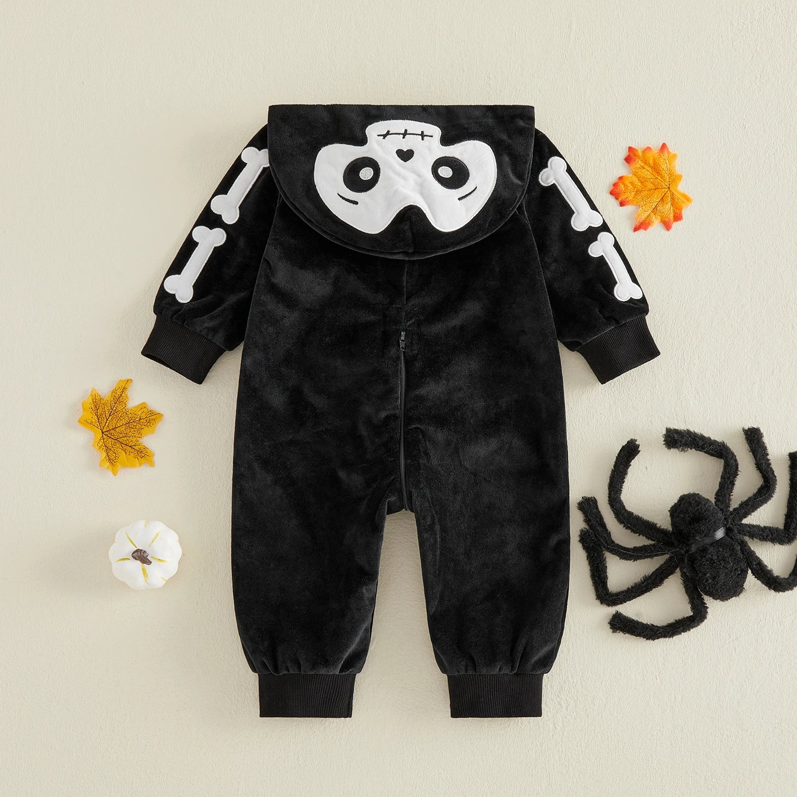 Belle Marianne Skeleton Little Bat Romper Costume