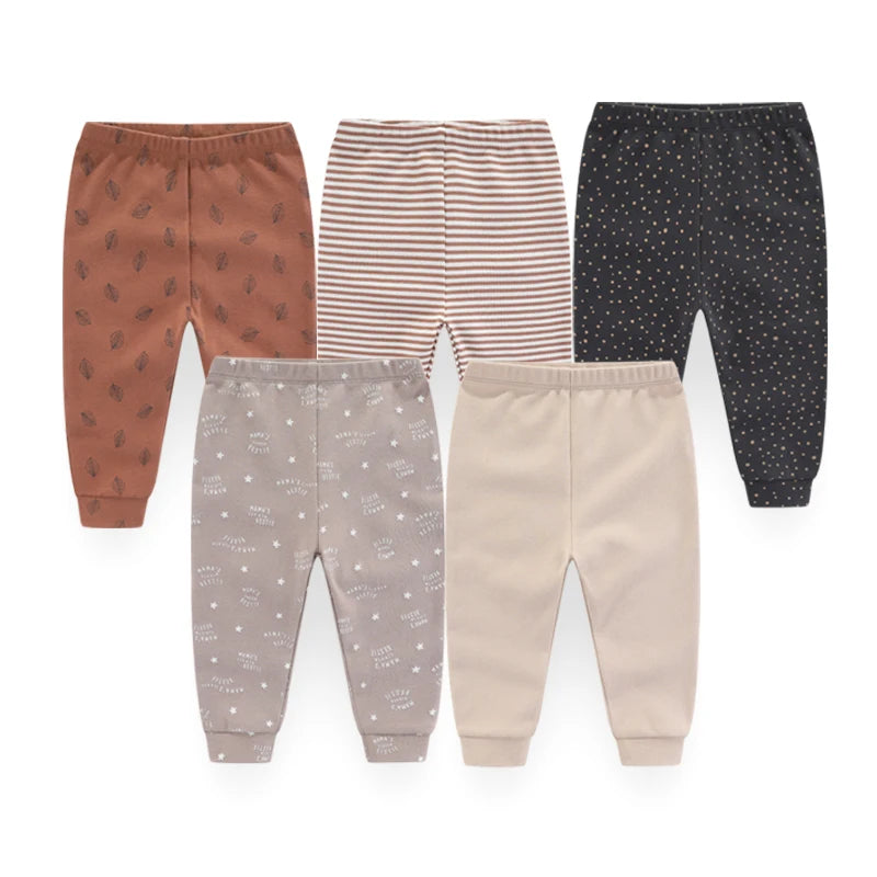 Solid Color Cotton Baby Pants