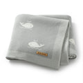 Little Whale Knit Blanket