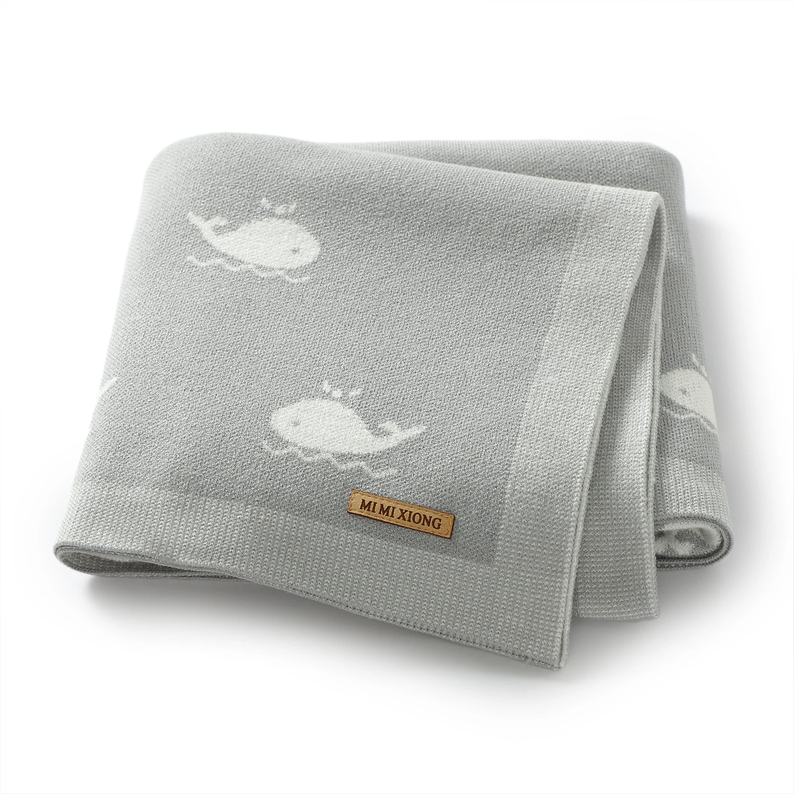 Little Whale Knit Blanket
