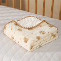 Double Dot Lined Baby Blanket