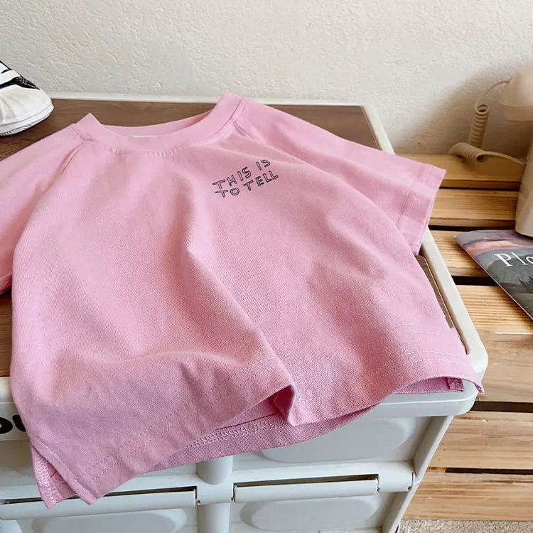 Barn Dance Pink Cotton Tee – detail 5