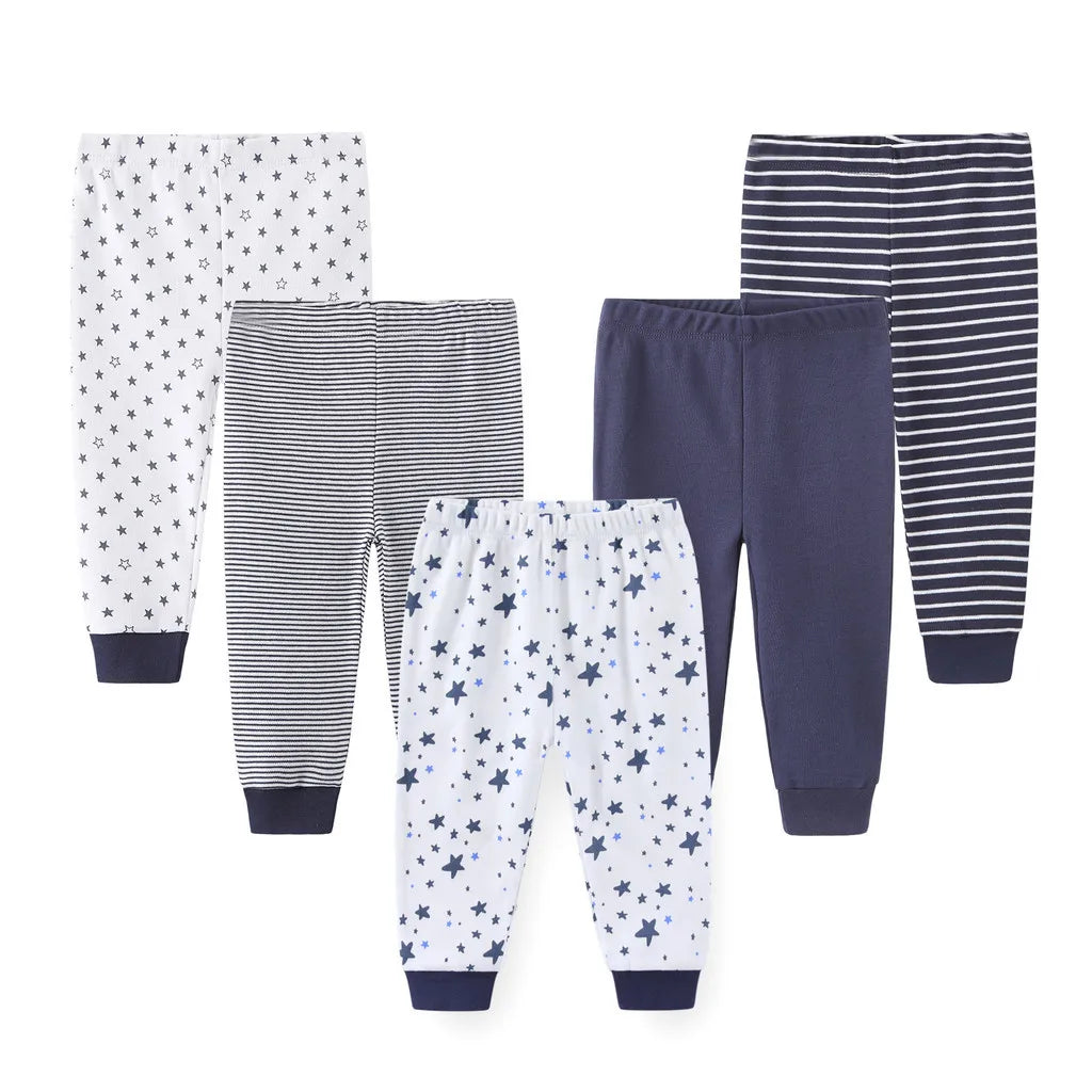 Solid Color Cotton Baby Pants