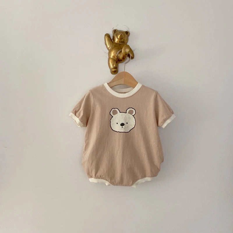 GentleBear Short-sleeve Romper, product view 5