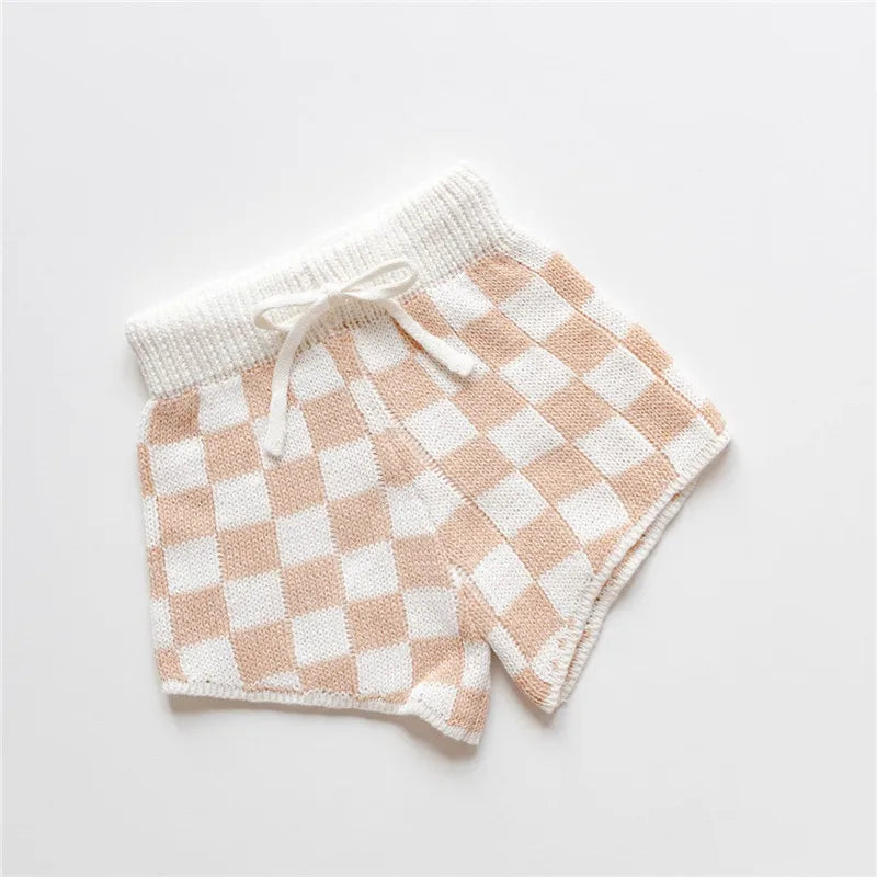 Plaid Knit Pants Set, product view 8