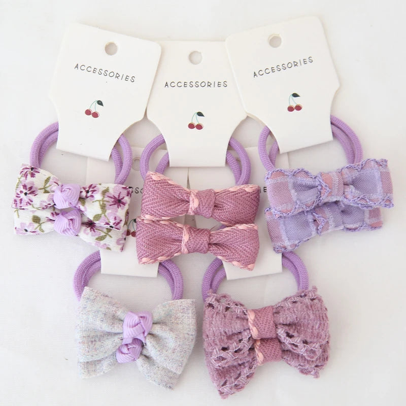 Floral Bow Hair Accessories Set, product view 10