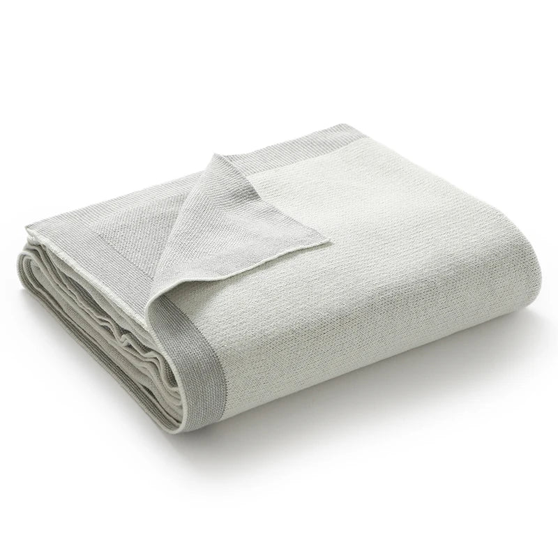Ultra-Soft Cotton Knit Baby Blanket