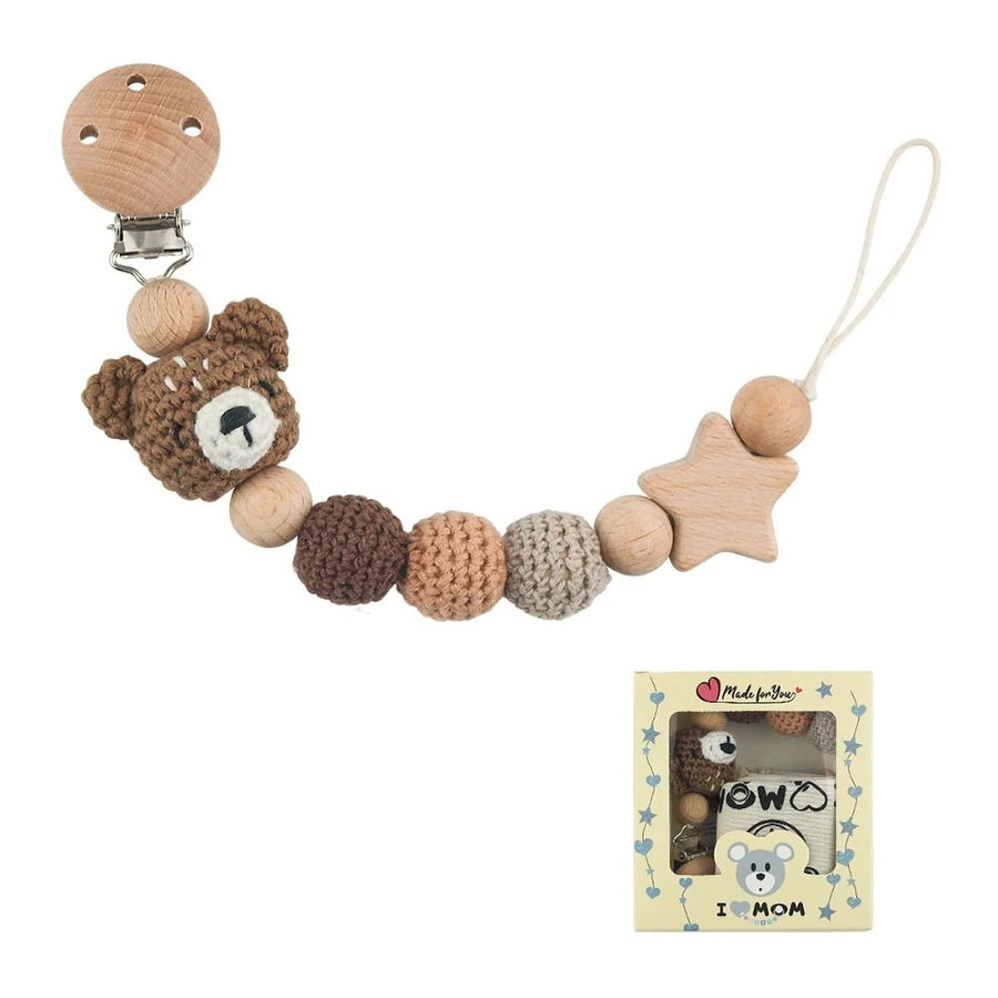 Crochet Animal Pacifier Clip, product view 13
