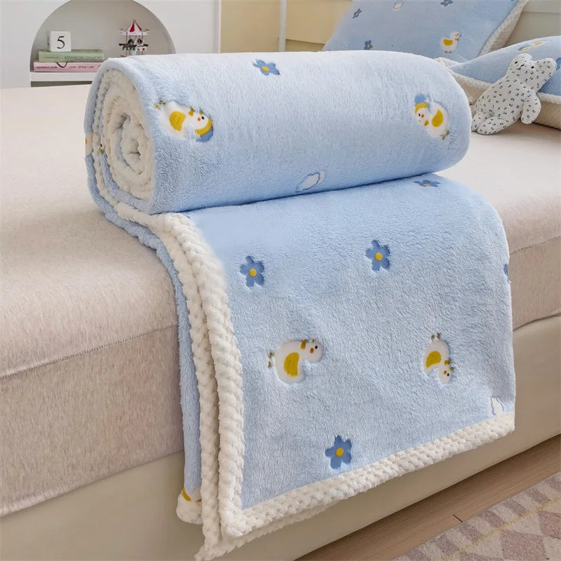 Cartoon Fleece Baby Blanket, product view 5