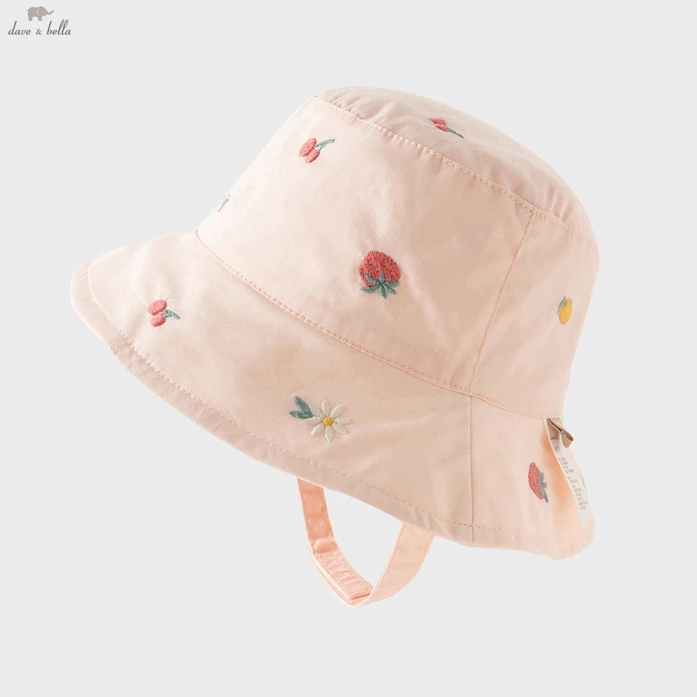 Floral Fisherman Hat in Pink for Baby Girls
