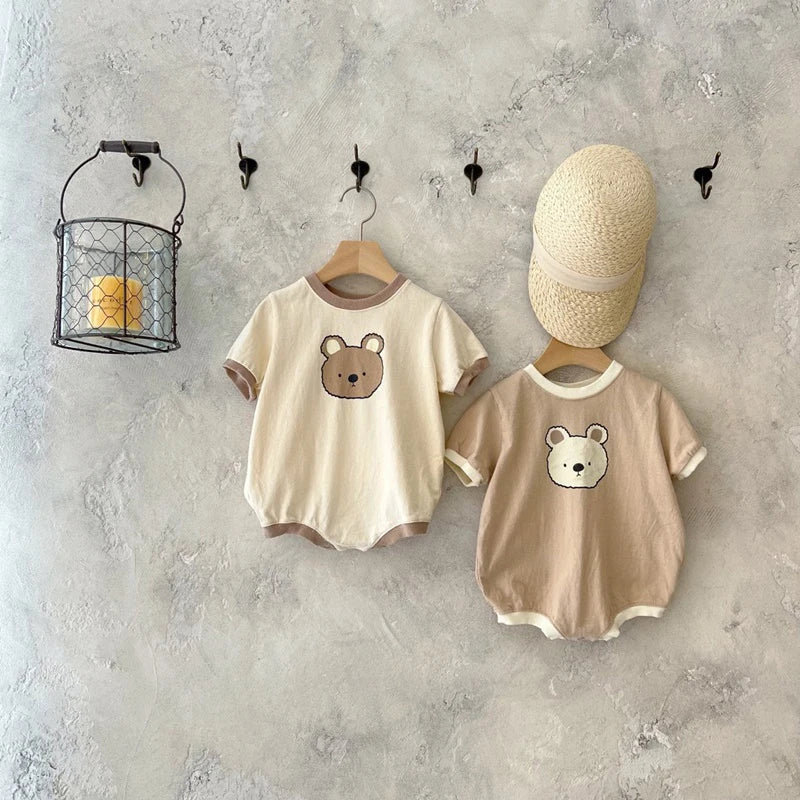 GentleBear Short-sleeve Romper, product view 4