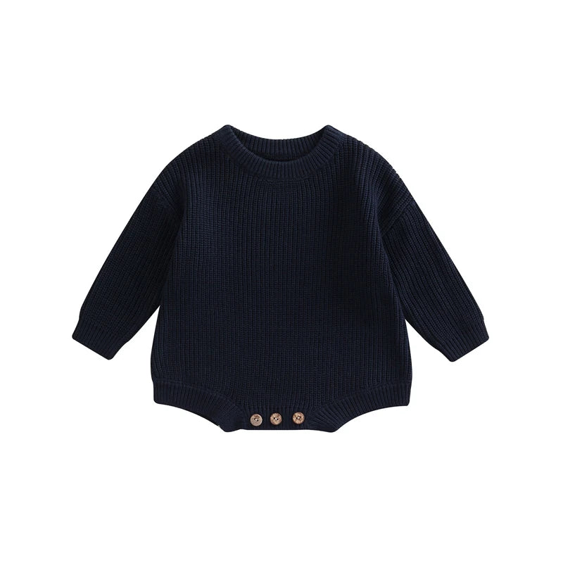 Knitted Long Sleeve Baby Romper, product view 20