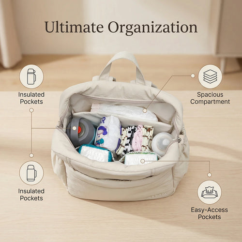 Large Capacity Diaper Backpack, product view 2