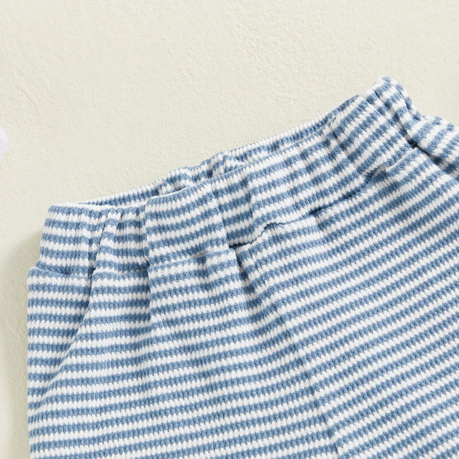 Striped & Solid Pants Set, product view 4