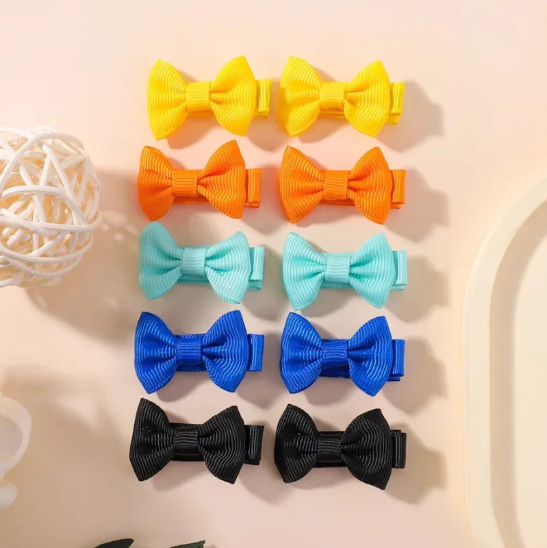 Mini Hair Bow Clip Set, product view 8
