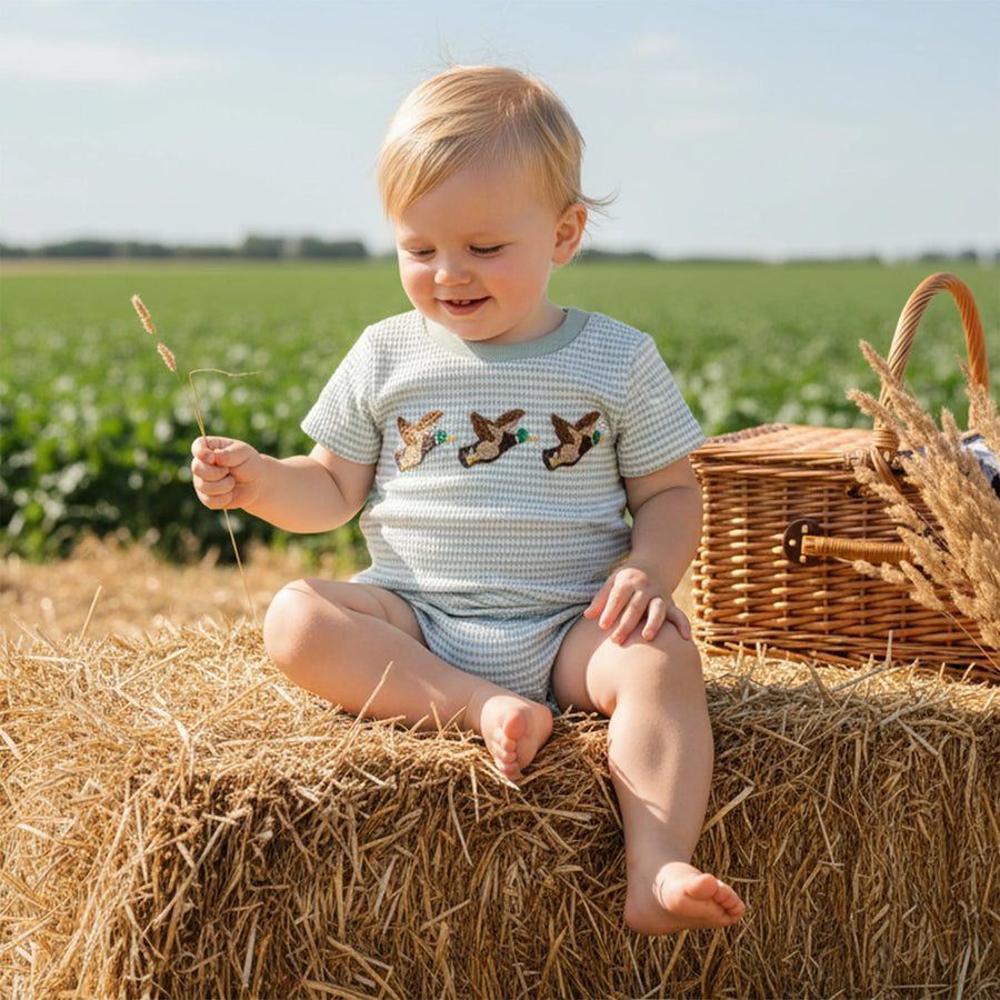 Petit Canard Embroidered Bodysuit – detail 4